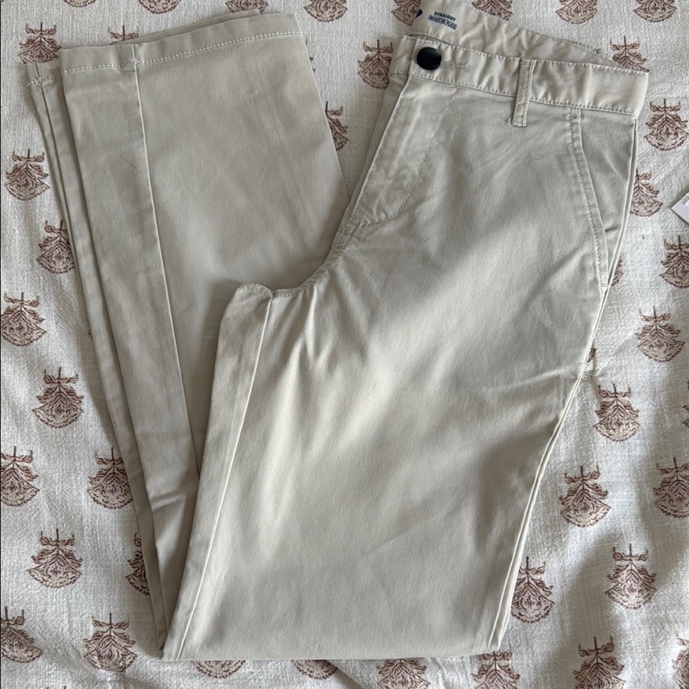 Old Navy Tan Chinos Classic Cotton Blend